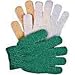 Earth Therapeutics Exfoliating Hydro Gloves-White 1 Pair