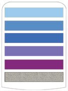 Color Box Chalk Cat's Eye Queue Winter 6-Color Ink Pad Set