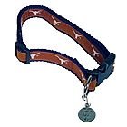 University of Texas Longhorns Dog Puppy Collar Medium / Large Officially Licensed College Sports