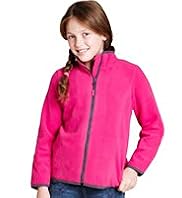Funnel Neck Zip Through Fleece Ski Jacket