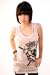 NOVELTY SWORD AND CROWN TANK TOP--S