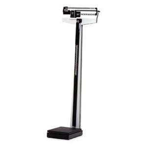 Health-O-Meter 402KL Scale, w/ Height Rod, 18-1/4 in.x20-1/8 in.x58 in., Black/Silver