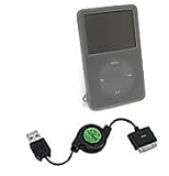 Apple iPod 5G Video (60GB) FlexiSkin and miniSync Bundle (USB (Black), Frosted Clear (no screen guard))