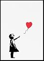Girl and Balloon (Limited Edition) art print by Banksy, 50cm x 66cm