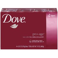Dove Pro Age Beauty Bath Bar for Vital Luminous Skin (4 pack)