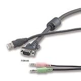 Belkin 10' OmniView Soho Series USB KVM Cable With Audio