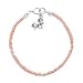 Unicorn Charm Pink Seed Bead Child`s Sterling Silver Bracelet