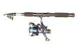 WSB Tackle Zodium Telespin Kit Rod, Reel & Spinners 6.3ft/1.90m