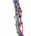 12 FANCY HEART BEAD NECKLACES - MARDI GRAS PARTY BEADS! 33 INCHES IN LENGTH