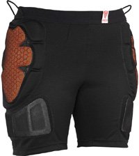 Red Total Impact Womens Shorts