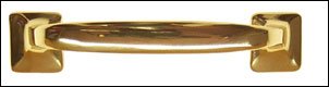 Early 20th Century Brass Drawer/Cabinet Handles - 3 - Polished Nickel