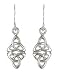 Celtic Double Trinity Knot Dangle Earrings