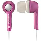 Panasonic RP-HJE240-P1 Noise Isolation In-Ear Earphones (Pink)