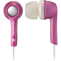 Panasonic RP-HJE240-P1 Noise Isolation Earphones (Pink)