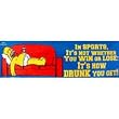 Simpsons Homer Drunk Sticker