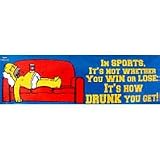 Simpsons Homer Drunk Sticker
