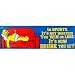 Simpsons Homer Drunk Sticker