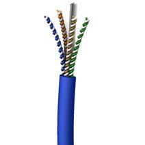 C2G / Cables to Go 32593 Cat6 UTP Solid PVC CMR-Rated Cable, Blue (500 Feet/152.4 Meters)