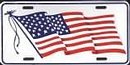 United States of America Flag License Plate