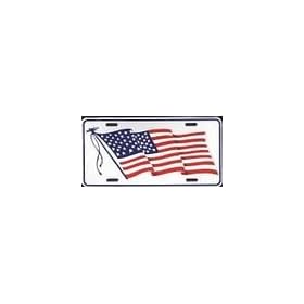 United States of America Flag License Plate