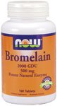 Bromelain by NOW Foods - Digestive Support (500mg - 180 Tablets)