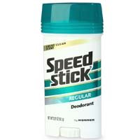 Mennen Speed Stick Solid Deodorant Regular 3.25 Oz - 6 Pack