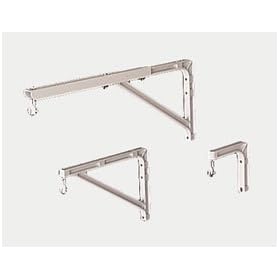 No. 6 Wall Bracket White 6IN for Manual Screen Up To 75LB