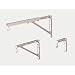 No. 6 Wall Bracket White 6IN for Manual Screen Up To 75LB