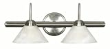 Kenroy Lighting 11626BS Madison Bath / Vanity Light Brushed Steel 8 H x 21 W
