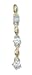 0.50 Carat Total Weight Round Diamond Dangle Earrings in 14KT Yellow Gold