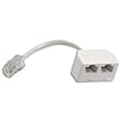 RJ45 Network Splitter - 1 x RJ45 (Male) to 2 x RJ45 (Female) Connections - ISDN - Interent - Ethernet - LAN