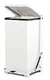 [Itm] 12 gal, 12 sq. x 23H [Acsry To]: Silent Defenders Waste Cans - Powder-Coa... see description
