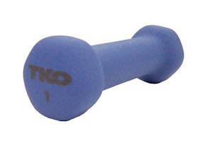 TKO 1 lb. Neoprene Dumbbell with Tri-Grip Handle