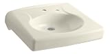 Kohler K-1997-1NR-47 Brenham Wall-Mount Overflow Almond
