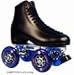 QuadLine® Super Custom Riedell 100mm Artistic Recreation & Dance - Size 10 - [120 Black Boot]