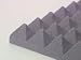 Cascase Pyramid Design Panel 3 Charcoal
