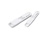 KitchenArt Adjust-A-Teaspoon and Tablespoon, White
