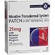 Novartis Nicotine Transdermal System Stop Smoking Aid Patch, Step 1, 21 mg - 7 Ea