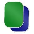 Photoflex 5' x 7' Flexdrop 2, Dual Sided Collapsible Disc Chroma Key Blue & Green Background