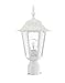 Acclaim 6117TW Camelot Collection 1-Light Post Mount Outdoor Light Fixture, Textured White