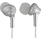 Panasonic Stereo Ear Buds - Silver, 10.7mm Drivers, With Carrying Case RP-HJE300S