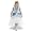 Snowflake Princess Costume: Girl's Size 10-12