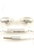 Premium Silver 3.5mm Aluminum Handsfree Stereo Headset Headphone Earphone with Built-in Microphone Remote for Apple Ipod Itouch Iphone 2g 3g 3gs Zune Mp3 Player PDA