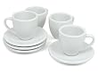 Konitz K100 Coffee Bar Espresso Cups and Saucers Set of 4