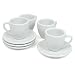 Konitz K100 Coffee Bar Espresso Cups and Saucers Set of 4