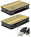 All in One USB 2.0 Memory Card Reader (Golden) for Sandisk mp3
