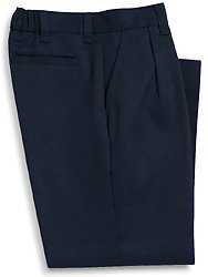 School Uniform Basic Navy Pleated Pants