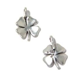 Sterling Silver Four-Leaf Clover Charm