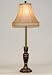 Black & Gold Traditional Console Table Lamp
