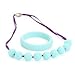 Juniorbeads by Chewbeads Madison Jr. Necklace, 100% Safe Silicone - Spearmint